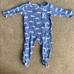 Nordstrom baby whale button onesie